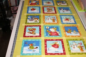 WINTERPARADE PANEL 100% Baumwollstoff - Quilt - Basteln - Nähen - #99 - Bild 1 von 3