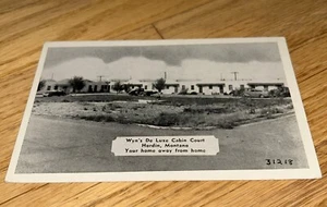 1940's WYN'S DE LUXE CABIN COURT HARDIN MONTANA Postcard, On Hiway 87 - Picture 1 of 4