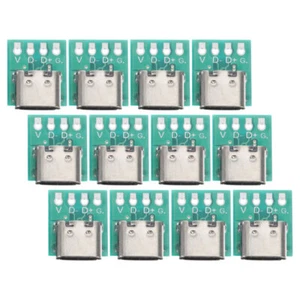 12 Pcs USB C- Splitter Board Cable Panel Connector Socket Plug Cables - Picture 1 of 12