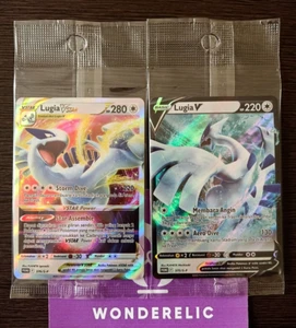 Lugia V & Vstar Alt Art 375 376/S-P PROMO Tournament Winner Pokemon Indonesia TC - Picture 1 of 2