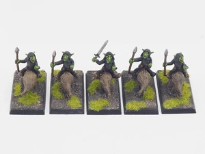MAKROKOSMOS 28 MM FANTASY GOBLIN KAVALLERIE X 5. BEMALT. Blau 1773 - Bild 1 von 6