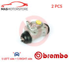 DRUM WHEEL BRAKE CYLINDER PAIR REAR BREMBO A 12 466 2PCS P FOR ROVER CITYROVER