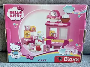 Rare Big Bloxx Hello Kitty Official Cafe Play Set Building Bricks Incomplete Box - Picture 1 of 16