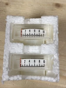 2x Medidor de panel analógico 0-100uA pantalla de borde 1-10 - PC66 - Imagen 1 de 6