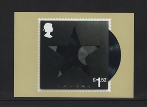 DAVID BOWIE ROYAL MAIL OFFICIAL MEMORABILIA Postcard BLACKSTAR ALBUM COVER MINT - Imagen 1 de 1