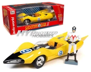 AUTO WORLD 1:18 SPEED RACER SHOOTING STAR CON RACER X FIGURE AWSS125* - Foto 1 di 9