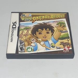 Go, Diego, Go Safari Rescue (Nintendo DS, 2007) Complete With Manual & Tested - Picture 1 of 8