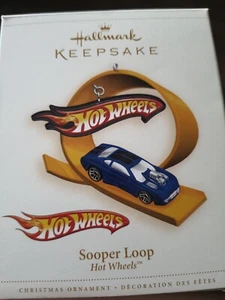 2006 Hallmark Andenken Hotwheels Sooper Loop Weihnachtsschmuck LESEN - Bild 1 von 7