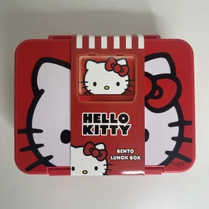 New. Hello Kitty Kids Bento Lunch Box 3-Compartment BPA-Free 8"x6"x2.5". - Picture 1 of 14