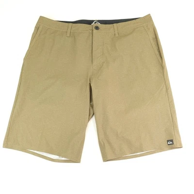 Pantalones Cortos Anfibios Quicksilver Para Hombre 34 Pantalones Cortos de Agua Verde Oliva Secado Rápido Usados en Excelente Condición Foto 1 de 4