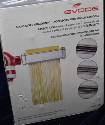 GVODE 3 piece KSMPRA  Pasta Roller & Cutter Attachment - Image 1 of 4