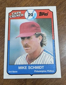1989 Topps Cap'n Crunch #16 Mike Schmidt - Picture 1 of 2