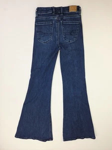 American Eagle Outfitters Size 00 Short Womens 30" Inseam Festival Slit Flare - Picture 1 of 14