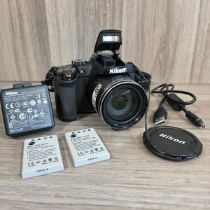 Nikon Coolpix P510 42x Optical Zoom Bridge Camera + 2 Batteries, Charger & Case - Picture 1 of 24