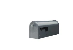 Edson Gunmetal Gray Galvanized Steel Post Mount - Picture 1 of 1