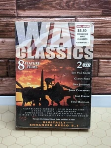 War Classics 8 Feature Films 2 DVDs 2003 Platinum Disc Corp - New / Sealed - Imagen 1 de 6
