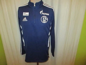 FC Schalke 04 Adidas Spieler Training Zipper/Jacke 2013/14 "Gazprom" Gr.M TOP - Bild 1 von 4