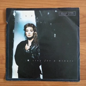 Sandra • Stop for a Minute• (P) 1987 Hi-Fi Vinyl 7` Single. EX - Bild 1 von 3