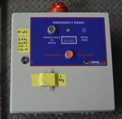 Tait Electronics Mobile Radio TM8110 in MINECOM emergency radio enclosure - image 1 of 4
