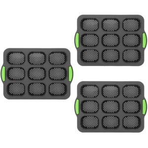 Multi-grid Silicone Baking Square Cupcake Pans Cake Bread Muffin - Picture 1 of 12