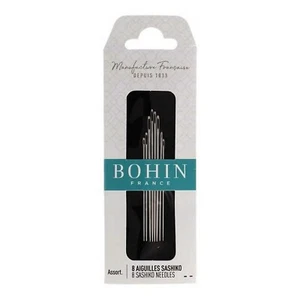 Bohin Sashiko Needles 8 Pack Made in France - Assorted sizes No. 3-5 - Picture 1 of 1