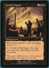 Lethal Vapors Scourge NM Black Rare MAGIC GATHERING CARD (ID# 232491) ABUGames