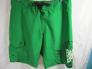 Billabong Men's Size 34 Board Shorts Trunks Swim Beach Surf Green Casual Wake - Picture 1 of 6