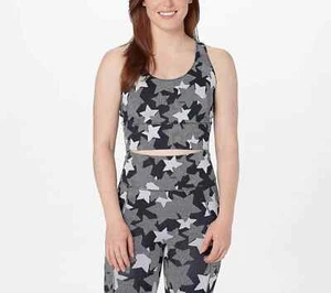 zuda Jacquard Sport-BH mit Sternenmuster XS dunkelblau A395994 Yoga Activewear - Bild 1 von 6