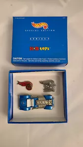 Raro KB Toys Hot Wheels Edición Especial Serie 1 Azul/Plata Hot Rod 1:60 Nuevo en Caja 98 - Imagen 1 de 4