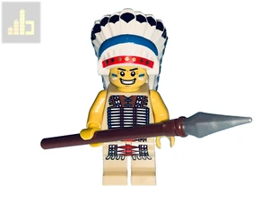LEGO TRIBAL JEFE (2011) - DE LA SERIE DE MINIFIGURAS COLECCIONABLES 3 - NUEVO - Imagen 1 de 4