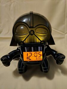 Disney Star Wars Darth Vader Alarm Clock Bulb Botz Tested Black press head