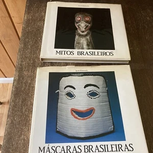 Mascaras Brasileiras + Mitos Brasileiros Jacob Klintowitz Portuguese Art Books - Picture 1 of 15