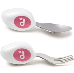 Doddl Cutlery Set Toddler Self Feeding Cutlery Spoon Fork 12months+ 30 g - Picture 1 of 5
