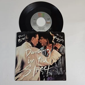 David Bowie Mick Jagger "Dancing In The Street" 45 Vg+ Tested Picture Sleeve  - Picture 1 of 5