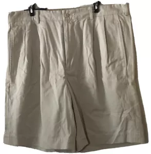 AUSTIN REED Mens Pleated Khaki Shorts Size 36 NWT - Picture 1 of 5