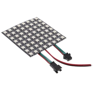 Flexible WS2812B RGB LED Matrix - mit 8*8 Pixeln, 10mm Pixelabstand  - Bild 1 von 3