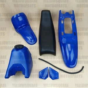 Plastics Set Yamaha PW50 - BLUE - Front Rear Fender Mudguard Seat Fairing Tank - Picture 1 of 2