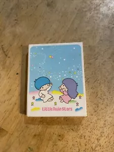 Vintage 1976 Sanrio kleine Zwillingssterne Kunststoff Tasche Kamm und Spiegel - Bild 1 von 10