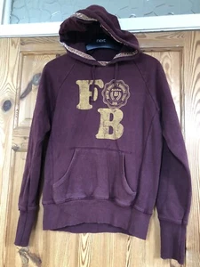 FIXED IN BOSTON Ladies Burgundy FB Logo Hoodie SIze XS - Picture 1 of 5