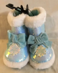 Girls Disney Frozen Slipper Boots Size 7/8 W/Tags - Picture 1 of 5