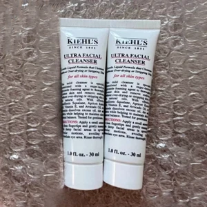 Lot of 2 x Kiehl's Ultra Facial Cleanser For All Skin Types 1.0 oz / 30 ml each - Picture 1 of 3