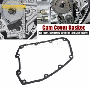 Black Camshaft Cover Gasket for Harley Twin Cam Softail Dyna Touring 1999-2017 - Picture 1 of 8