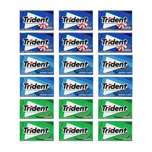 Dreizack zuckerfreier Kaugummi Variety Pack Süßigkeiten, Minze, mehrfarbig  - Bild 1 von 11