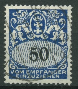 Danzig Portomarke 1923 Großes Staatswappen P 35 gestempelt - Bild 1 von 1