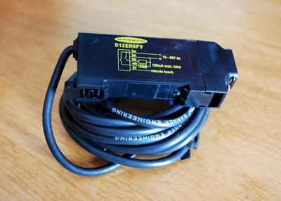 Banner D12EN6FV D12 Expert Series Fiber Optic Sensor - USED - Image 1 of 2