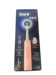 Oral-B Pro 3 3000 Cross Action  pink Elektrische Zahnbürste Andruckkontrolle - Bild 1 von 1