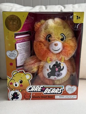 NEW Care Bears Limited Edition GHOSTY HEART BEAR 30cm  - image 1 of 3