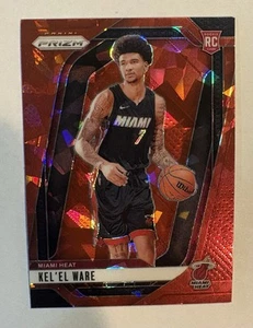 2023-24 Panini Prizm #248 Kel’el Ware Red Cracked Ice Rookie Miami Heat RC - Picture 1 of 2
