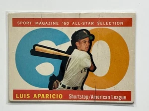 1960 Topps Luis Aparicio All Star Chicago White Sox #559 Sehr guter Zustand - Bild 1 von 2