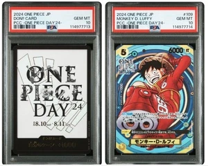 PSA 10 Luffy Sequential Set OP07-109 DON!! Card ONE PIECE DAY 24 Japanese GEM MT - Picture 1 of 1